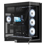 TRYX C-L700N-NN0H-G0K LUCA L70 Midi-Tower Tempered Glass ARGB PC case - Black