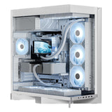 TRYX C-L700N-NN0H-G0W LUCA L70 Midi-Tower Tempered Glass ARGB PC Case - White