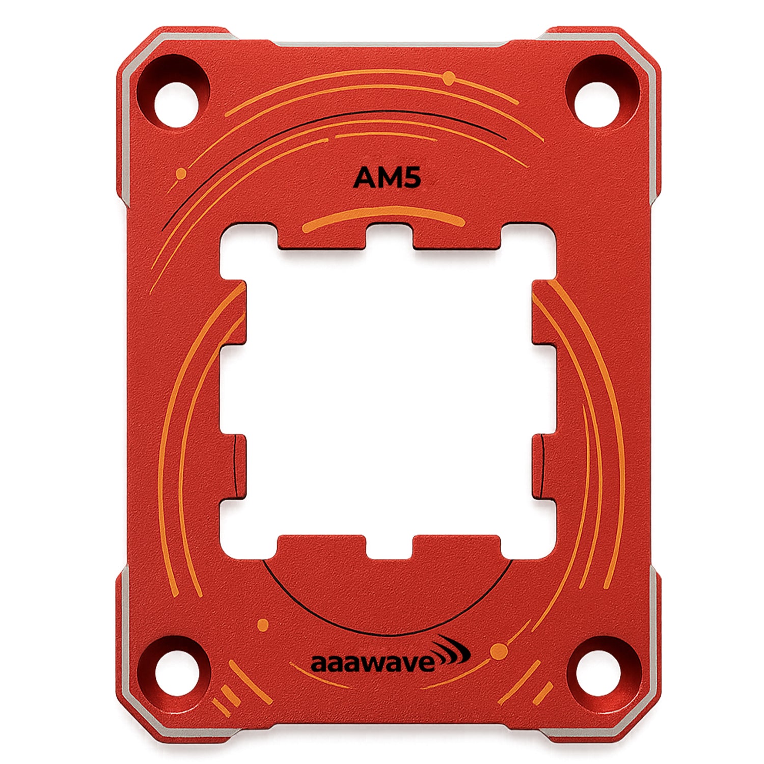 AAAwave AM5 CPU Contact Sealing Frame, Anti-Bending Contact Frame & Fixing Frame,  CPU Guard Protects AM5 Socket Components for Ryzen 7000/8000G/9000 - Red