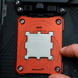 AAAwave AM5 CPU Contact Sealing Frame, Anti-Bending Contact Frame & Fixing Frame,  CPU Guard Protects AM5 Socket Components for Ryzen 7000/8000G/9000 - Red
