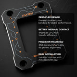 AAAwave LGA1851 CPU Contact Frame, Anti-Bending Fixing Bracket for Intel 15th Gen & Core Ultra Series 200 CPUs, Optimized Contact Pressure, Easy Installation, All Aluminum Alloy Frame - Black
