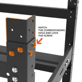 AAAwave Sluice V2 Mining Frame Stacking Brackets - Black