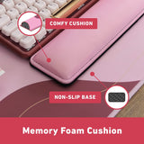 AZIO IZO106 IZO Palm Rest, Memory Foam with Microfiber surface (Baroque Rose)