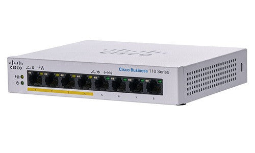 Cisco 110 CBS110-8PP-D Ethernet Switch - CBS110-8PP-D-NA