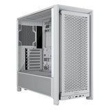 Corsair CC-9011291-WW 4000D Frame Modular Mid-Tower ATX PC Case InfiniRail Fan Mounting Dual 360mm Radiator - White