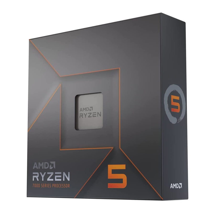 AMD 100-100000593WOF Ryzen 5 7600X 6-Core 12-Thread 4.7 GHz - Socket AM5 - 105W, Unlocked Desktop Processor