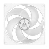 ARCTIC ACFAN00221A P14 PWM PST 140mm PWM PST Case Fan, Pressure-optimised, 200–1700 RPM - White/Transparent