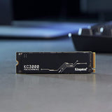 Kingston SKC3000D/2048G KC3000 2048GB PCIe 4.0 NVMe M.2 SSD - High-Performance Storage for Desktop and Laptop PCs