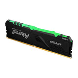 Kingston Fury Beast RGB 16GB (2x8GB) 3200MHz DDR4 CL16 Desktop Memory Kit of 2 KF432C16BBAK2/16