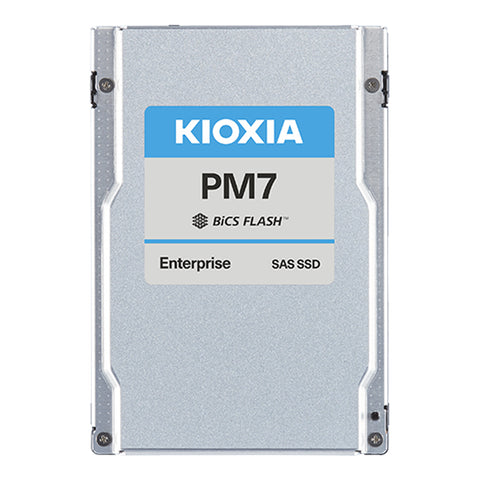KIOXIA 7680GB PM7-R Series 24G 2.5" SAS Enterprise Read Intensive SSD (KPM7XRUG7T68)