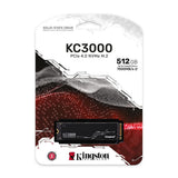 Kingston SKC3000S/512G KC3000 512GB PCIe 4.0 NVMe M.2 SSD - High-Performance Storage for Desktop and Laptop PCs