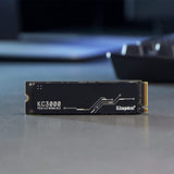 Kingston SKC3000S/512G KC3000 512GB PCIe 4.0 NVMe M.2 SSD - High-Performance Storage for Desktop and Laptop PCs