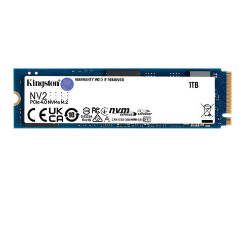 Kingston NV2 1TB M.2 2280 NVMe, PCIe 4.0 Gen 4x4, Up to 3500 MB/s Internal SSD SNV2S/1000G