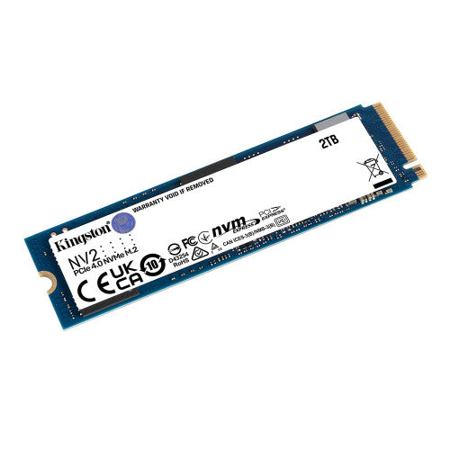 Kingston NV2 2TB M.2 2280 NVMe, PCIe 4.0 Gen 4x4, Up to 3500 MB/s