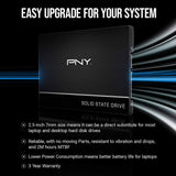 PNY CS900 1TB 3D NAND 2.5" SATA III Internal Solid State Drive (SSD) SSD7CS900-1TB-RB