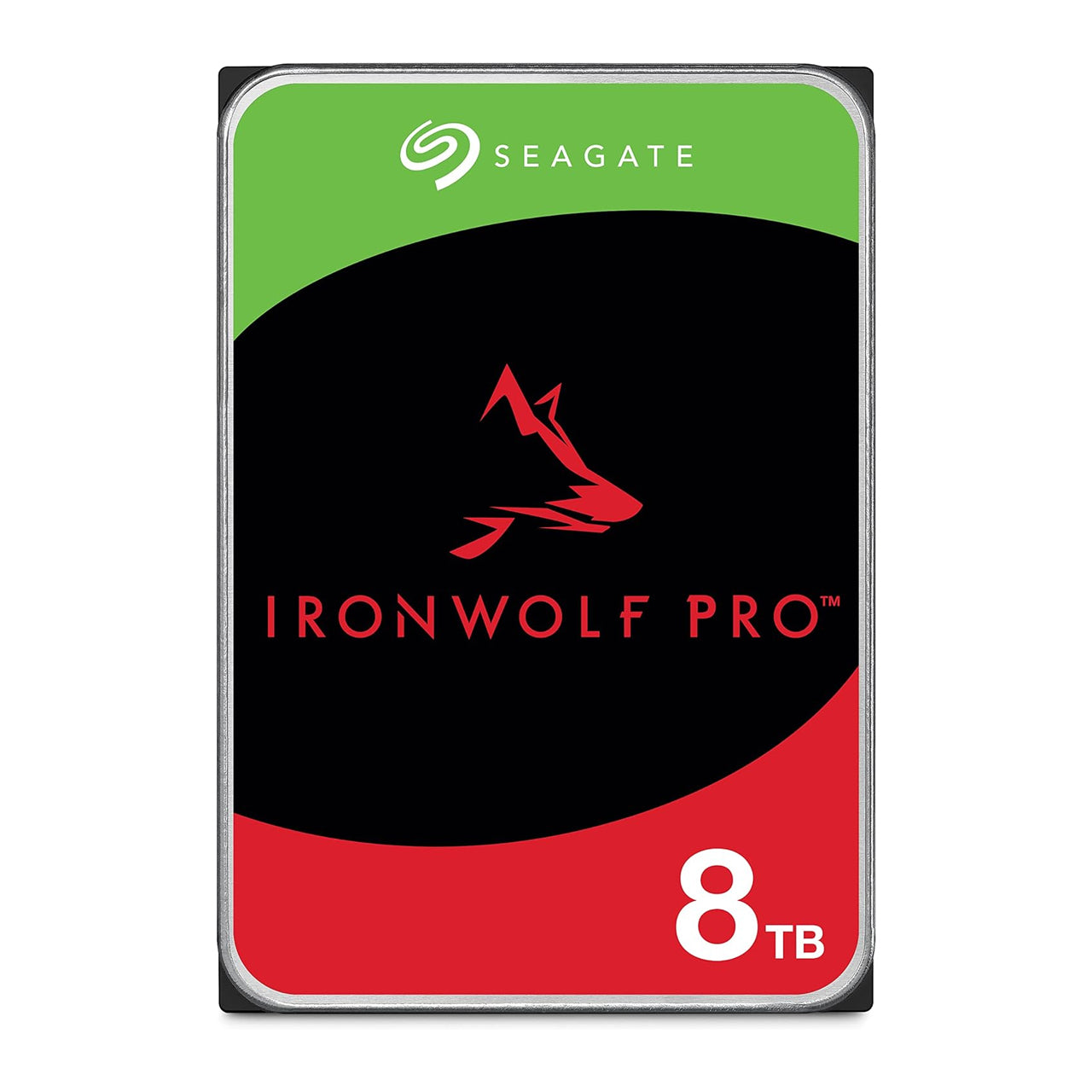 Seagate IronWolf Pro 8 TB Enterprise NAS Internal HDD CMR 3.5 Inch SATA 6 Gb/s, 7,200 RPM 256 MB Cache (ST8000NT001)