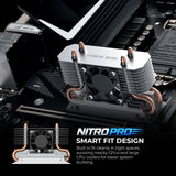 Titanium Micro TMHSFM3 NITRO M.2 Dual Cooler Heatsink with 30mm PWM Fan