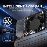 Titanium Micro TMHSFM3 NITRO M.2 Dual Cooler Heatsink with 30mm PWM Fan