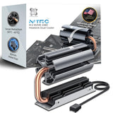 Titanium Micro Nitro Flex M.2 SSD M.2 2280 SSD Rocket Heatsink Built-in 30mm PWM Cooling Fan TMHSFM9NITROFLEX