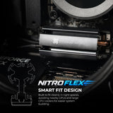 Titanium Micro Nitro Flex M.2 SSD M.2 2280 SSD Rocket Heatsink Built-in 30mm PWM Cooling Fan TMHSFM9NITROFLEX