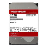 WD 20TB WD Red Pro NAS Internal Hard Drive HDD - 7200 RPM, SATA 6 Gb/s, CMR, 512 MB Cache, 3.5" WD201KFGX