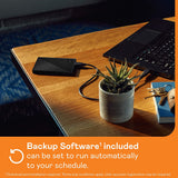 WD 5TB My Passport Portable External Hard Drive with backup software and password protection, Black WDBPKJ0050BBK-WESN