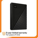 WD 5TB My Passport Portable External Hard Drive with backup software and password protection, Black WDBPKJ0050BBK-WESN