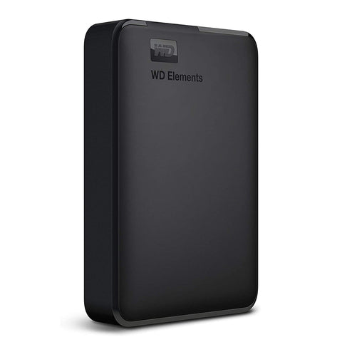 WD 5TB Elements Portable External Hard Drive HDD, USB 3.0, Compatible with PC, Mac, PS4 & Xbox WDBU6Y0050BBK-WESN