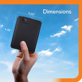 WD 4TB Elements Portable External Hard Drive HDD, USB 3.0, Compatible with PC, Mac, PS4 & Xbox WDBU6Y0040BBK-WESN