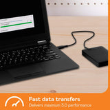 WD 4TB Elements Portable External Hard Drive HDD, USB 3.0, Compatible with PC, Mac, PS4 & Xbox WDBU6Y0040BBK-WESN