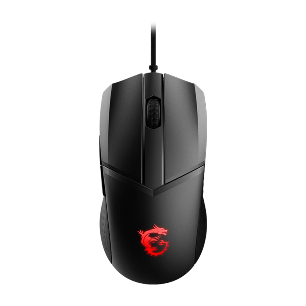 MSI CLUTCH GM41 LIGHTWEIGHT Gaming Mouse, 16,000 DPI, 60M Omron Switches, RGB Mystic Light,6 Programmable Buttons, PC/Mac