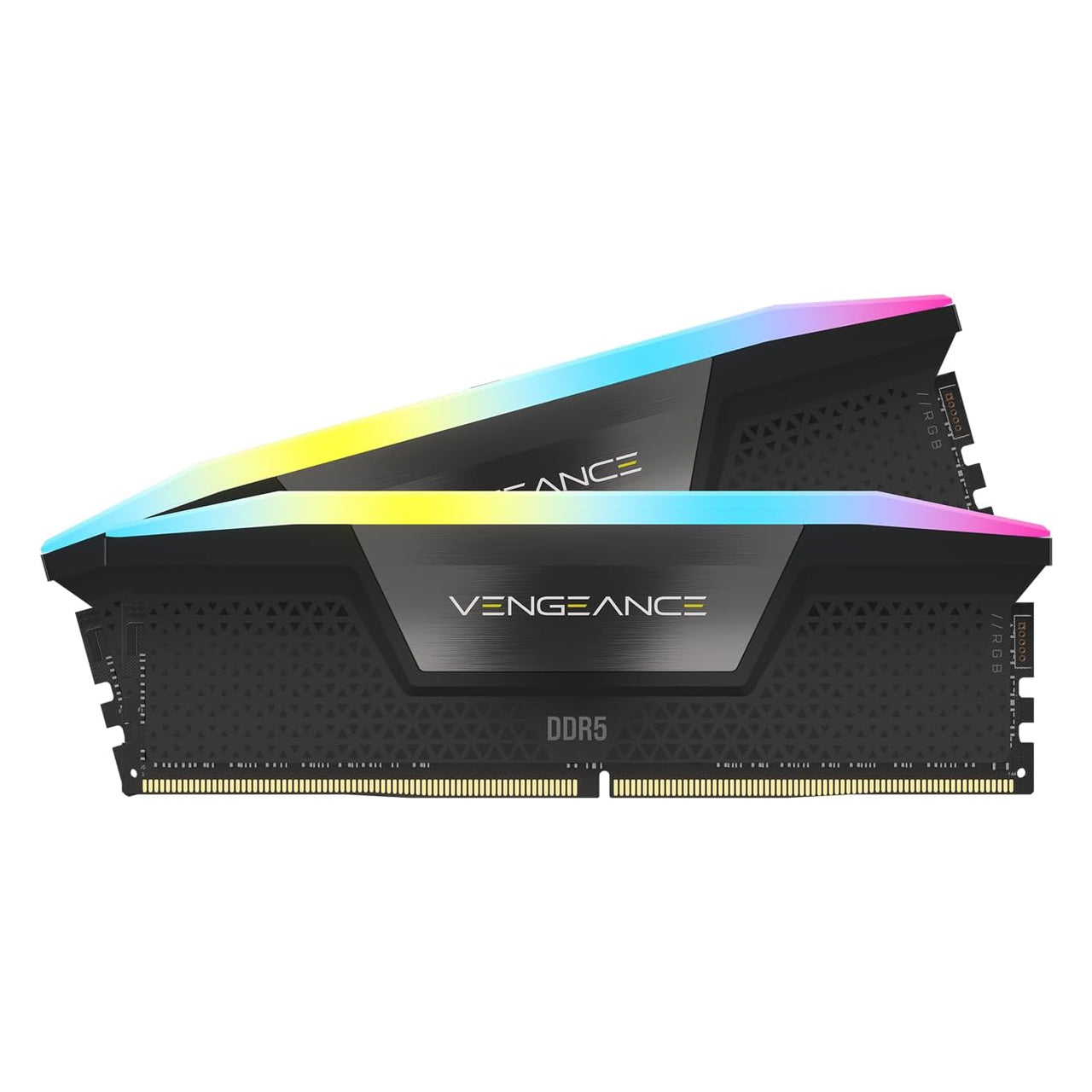 Corsair CMH16GX5M2B5200C40 Vengeance RGB DDR5 RAM 16GB (2x8GB) 5200MHz Intel XMP iCUE Compatible Computer Memory -Black