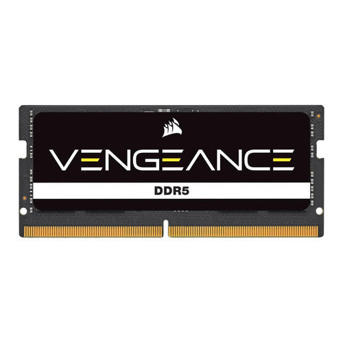 Corsair CMSX32GX5M1A4800C40 Vengeance SODIMM DDR5 RAM 32GB (1x32GB) 4800MHz CL40Intel AMD Laptop Notebook Memory - Black