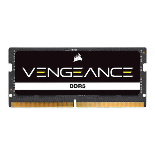Corsair CMSX16GX5M1A4800C40 Vengeance SODIMM DDR5 RAM 16GB (1x16GB) 4800MHz CL40 Intel AMD Laptop Notebook Memory -Black