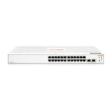 HPE Networking Instant On 1830 24-Port Gb Smart Switch - 24x 1G | 2X SFP | Fanless | US Cord | JL812A#ABA