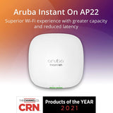 HPE Networking Instant On AP22 802.11ax 2x2 Wi-Fi 6 Wireless Access Point | US Model | Power Source not Included | R4W01A (Pack of 3)