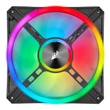 Corsair CO-9050099-WW QL Series, QL140 RGB, 140mm RGB LED Fan, Single Pack, Black