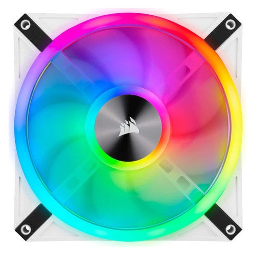 Corsair CO-9050105-WW QL Series, iCUE QL140 RGB, 140mm RGB LED PWM  Single Fan- White