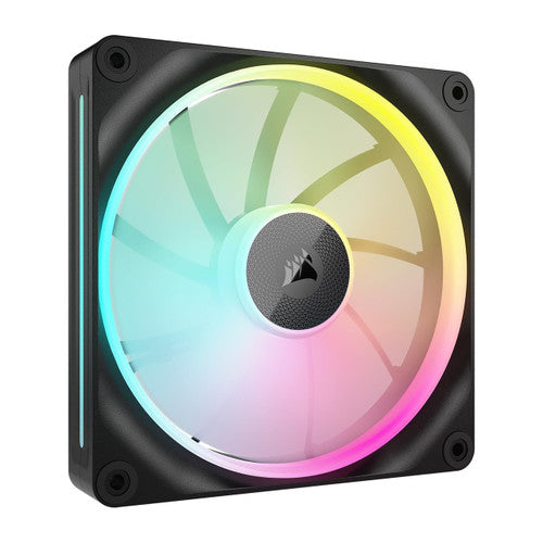 Corsair CO-9051027-WW iCUE Link LX140 RGB 140mm PWM Fan Single Pack Includes iCUE Link System Hub – Black