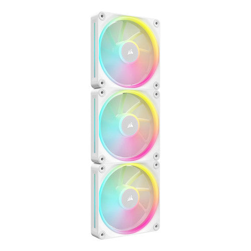 Corsair CO-9051030-WW iCUE Link LX120 RGB 120mm PWM Fans Triple Pack Includes iCUE Link System Hub -White