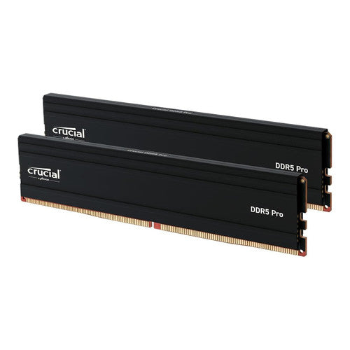 Crucial CP2K32G56C46U5 Pro 64GB DDR5 RAM Kit (2x32GB),5600MHz (or 5200MHz or 4800MHz) Desktop Memory UDIMM 288-pin,Black
