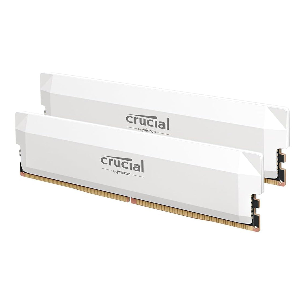Crucial CP2K16G60C36U5W Pro 32GB DDR5 RAM Kit (2x16GB), CL36 6000MHz, Overclocking Desktop Gaming Memory, White