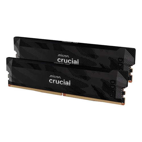 Crucial Pro CP2K16G64C32U5B DDR5 RAM 32GB Kit (2x16GB), 6400MHz CL32, Overclocking Desktop Gaming Memory, Black