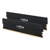 Crucial CP2K32G64C40U5B Pro DDR5 RAM 64GB Kit (2x32GB) 6400MHz CL40, Overclocking Desktop Gaming Memory, Black