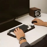 Azio CRG2G201 Cascade Wireless Backlit Mechanical Keyboard, G-Pro Brown Switch, Space Gray Base, Gray KC - Galaxy Dark