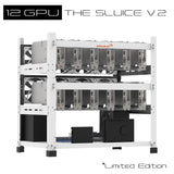 Special Bundle - AAAwave 12GPU Open Frame Mining Rig Frame (white) and Titanium Micro PD560 500GB 2.5" SATA III Internal SSD