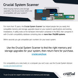 Crucial CT1000BX500SSD1 BX500 1TB 3D NAND SATA 2.5-Inch, up to 540MB/s Internal SSD