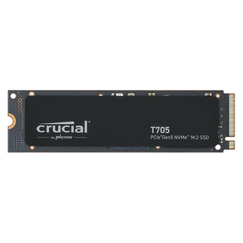 Crucial T705 1TB PCIe Gen5 NVMe M.2 SSD - Up to 13,600 MB/s - Game Ready - Internal Solid State Drive CT1000T705SSD3