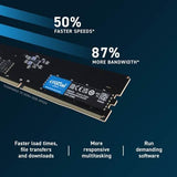 Crucial 16GB DDR5 4800 PC5-38400 CL40 Single Channel Desktop Memory Module (Black) CT16G48C40U5