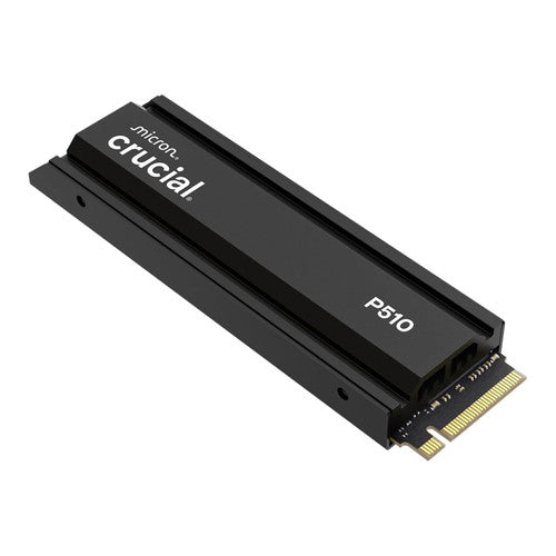 Crucial CT2000P510SSD5 P510 PCIe Gen5 NVMe 2TB SSD with Heatsink, Up to 10,000MB/s, Laptop & Desktop Solid State Drive